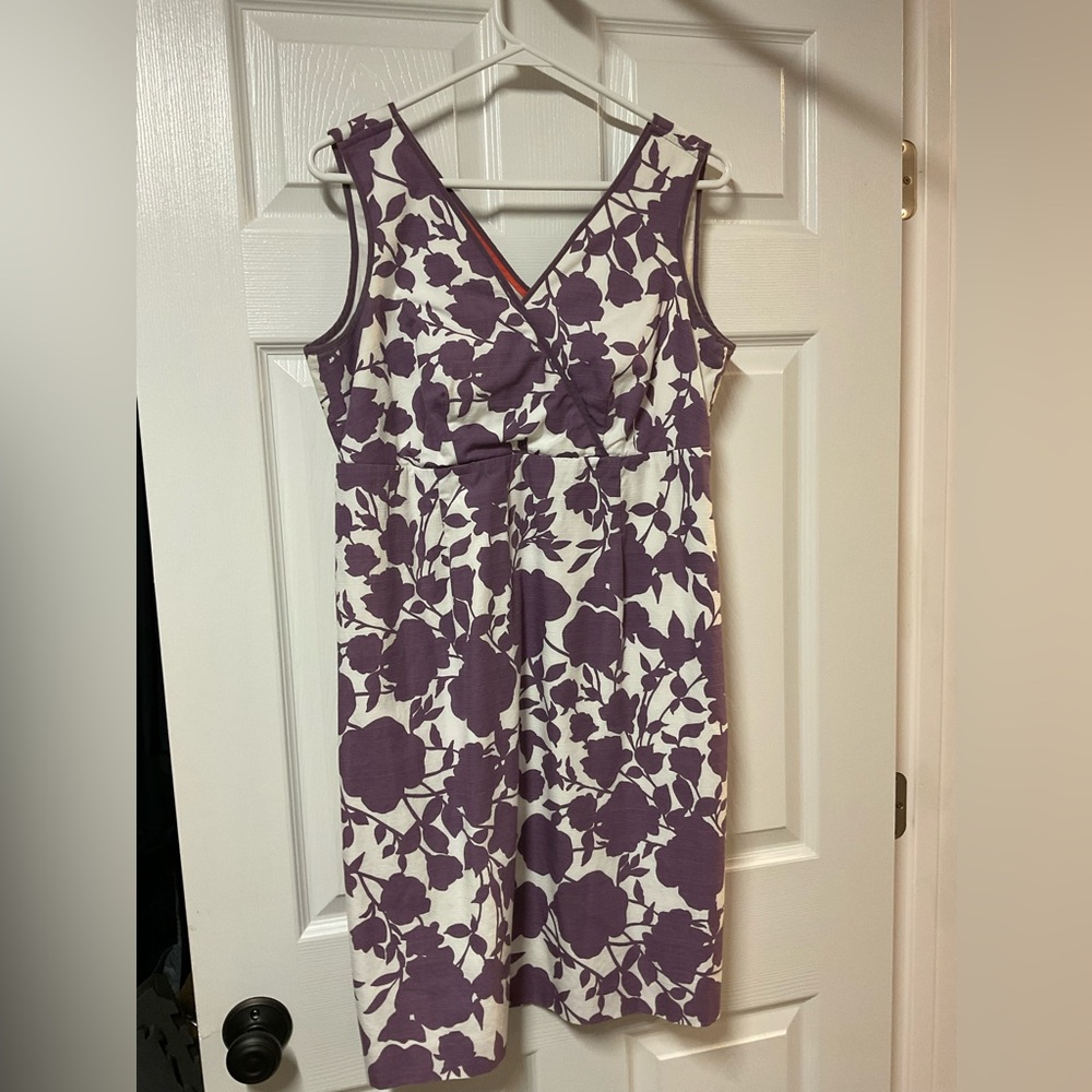 Purple Flower summer dress
